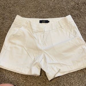 Jcrew white 5” chino short